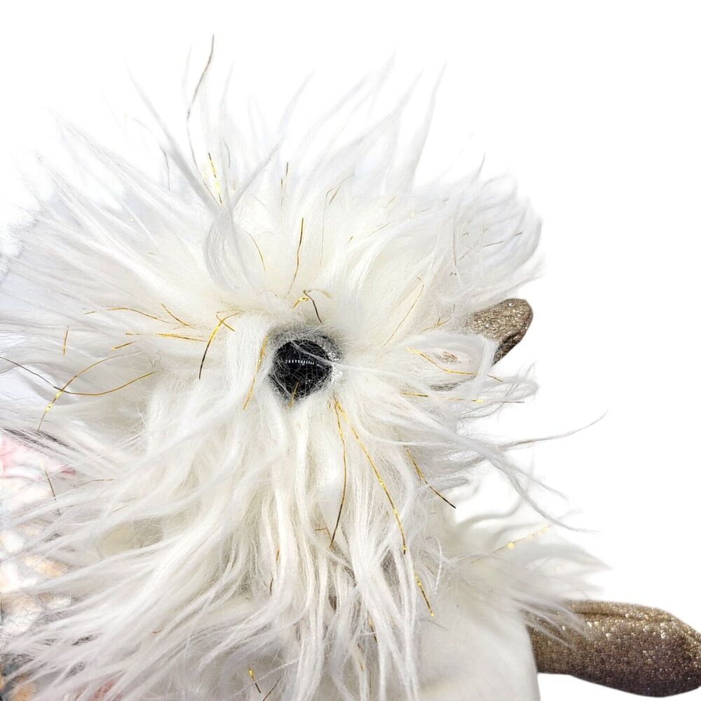 4/$25 -Doudou et Compagnie Paris D&C Coin Coin "Moonlight" White Gold Duck Plush